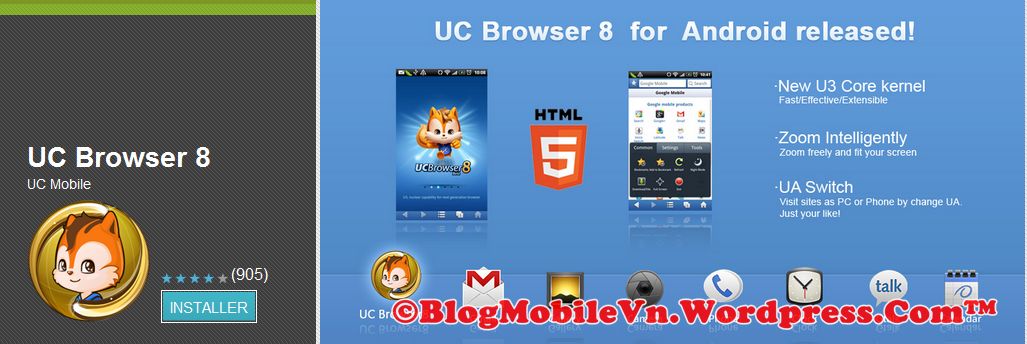 uc browser 1 UC Brower 8 Released   Trình duyệt di động miễn phí tốc độ cực nhanh cho Java/Symbian/BlackBerry/Android.